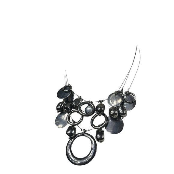 Five Beautiful Necklaces, Pearls, Tassels, CZ, Purple Stone - Picture 13 of 16